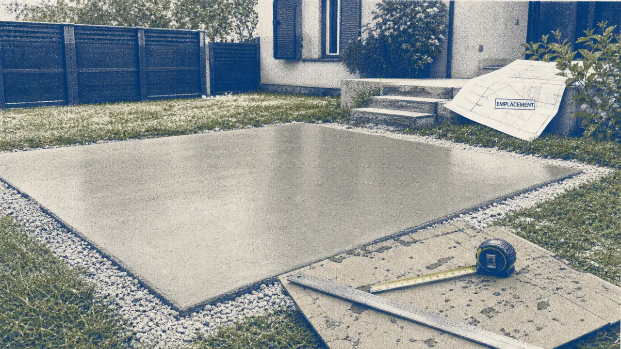 Faut-il déclarer une terrasse en béton : dalle béton, plain-pied, surélévation et PLU
