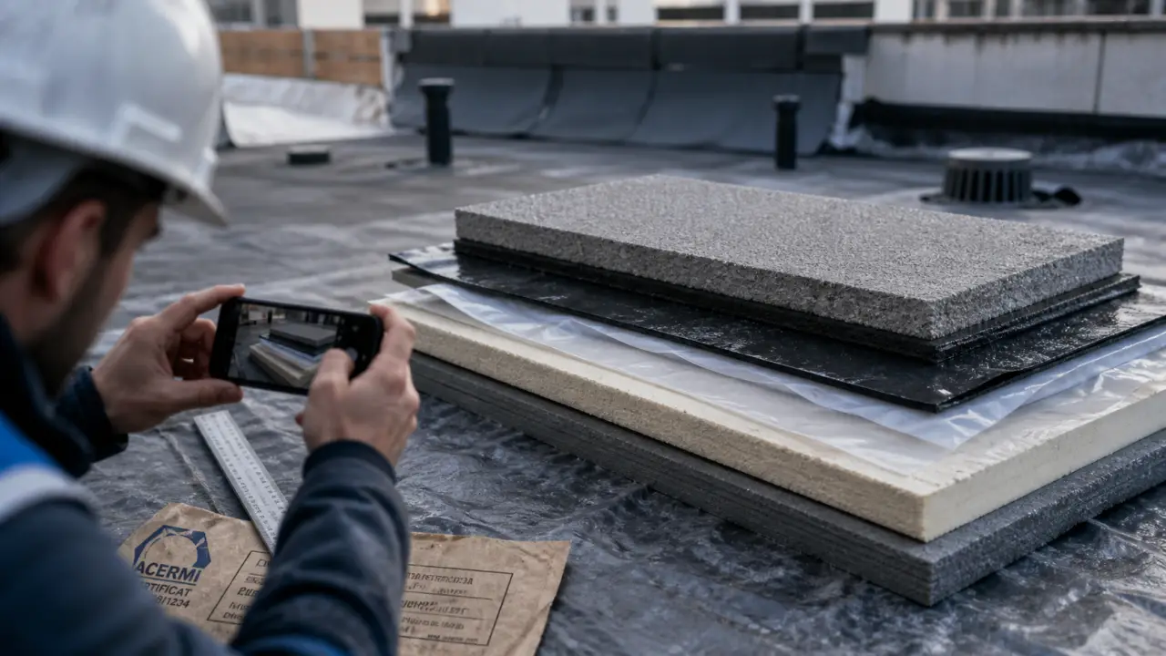 Isolant pour toiture terrasse : couches d’étanchéité et panneaux isolants