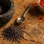 concasse definition : poivre concassé, mortier et épices