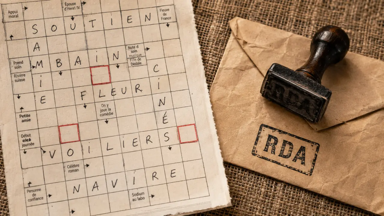 Cote d un mur ancien : RDA en 3 lettres