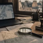 Office des bâtiments : documents administratifs et plan cadastral