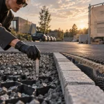 Revetement pour parking exterieur : chantier et choix de revêtement