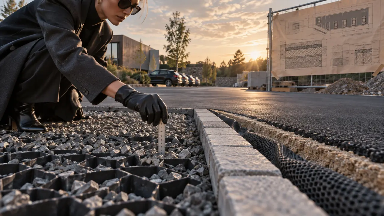 Revetement pour parking exterieur : chantier et choix de revêtement