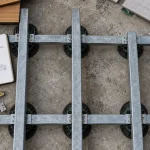 Structure métallique pour terrasse : entraxe et portée des lambourdes