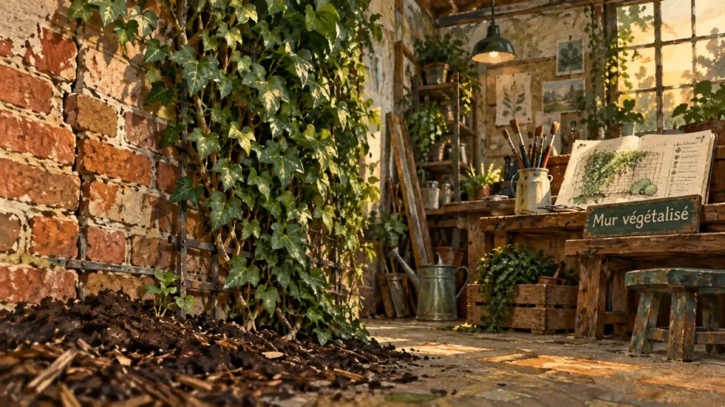 Plante pour cacher un mur : choisissez-la selon l’exposition et le support