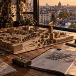 Urbanistique définition : maquette de quartier et dossier d’analyse urbanistique